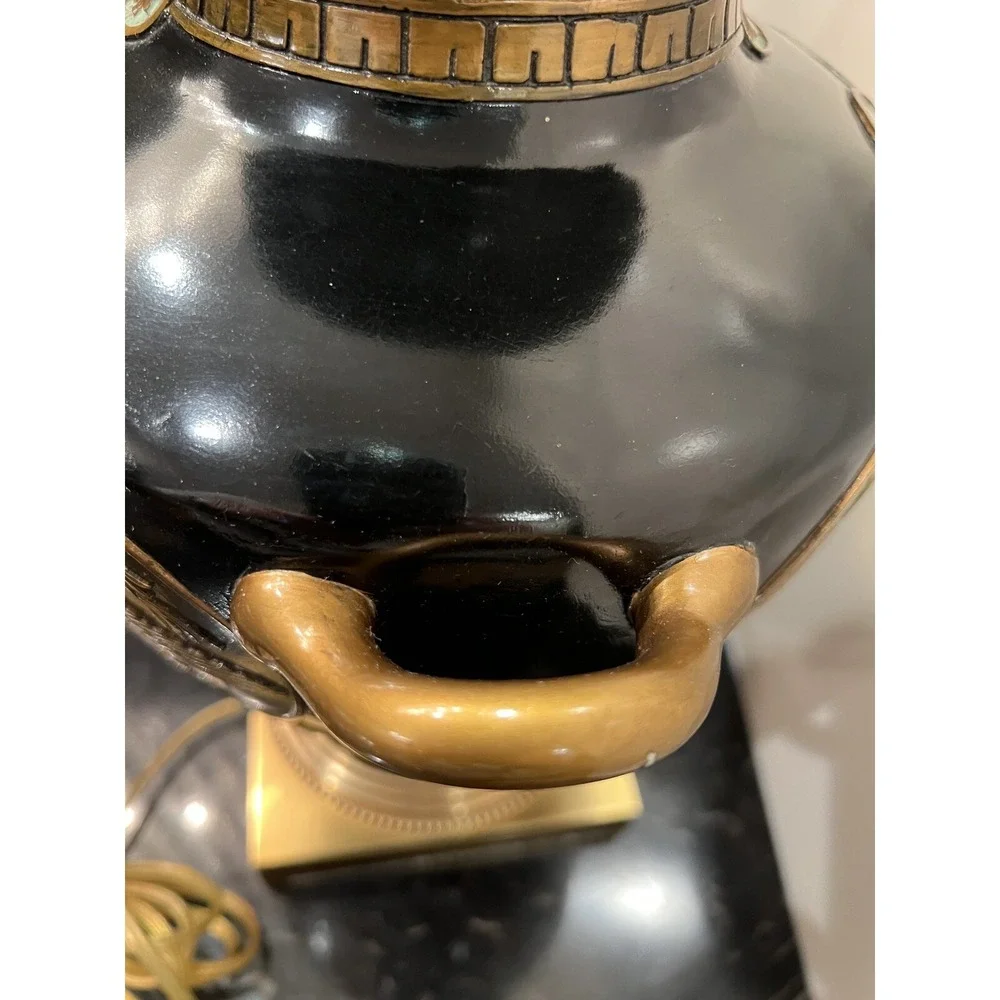 Vintage Frederick Cooper Antique Coins Jar 3 Way Table Lamp 30.75